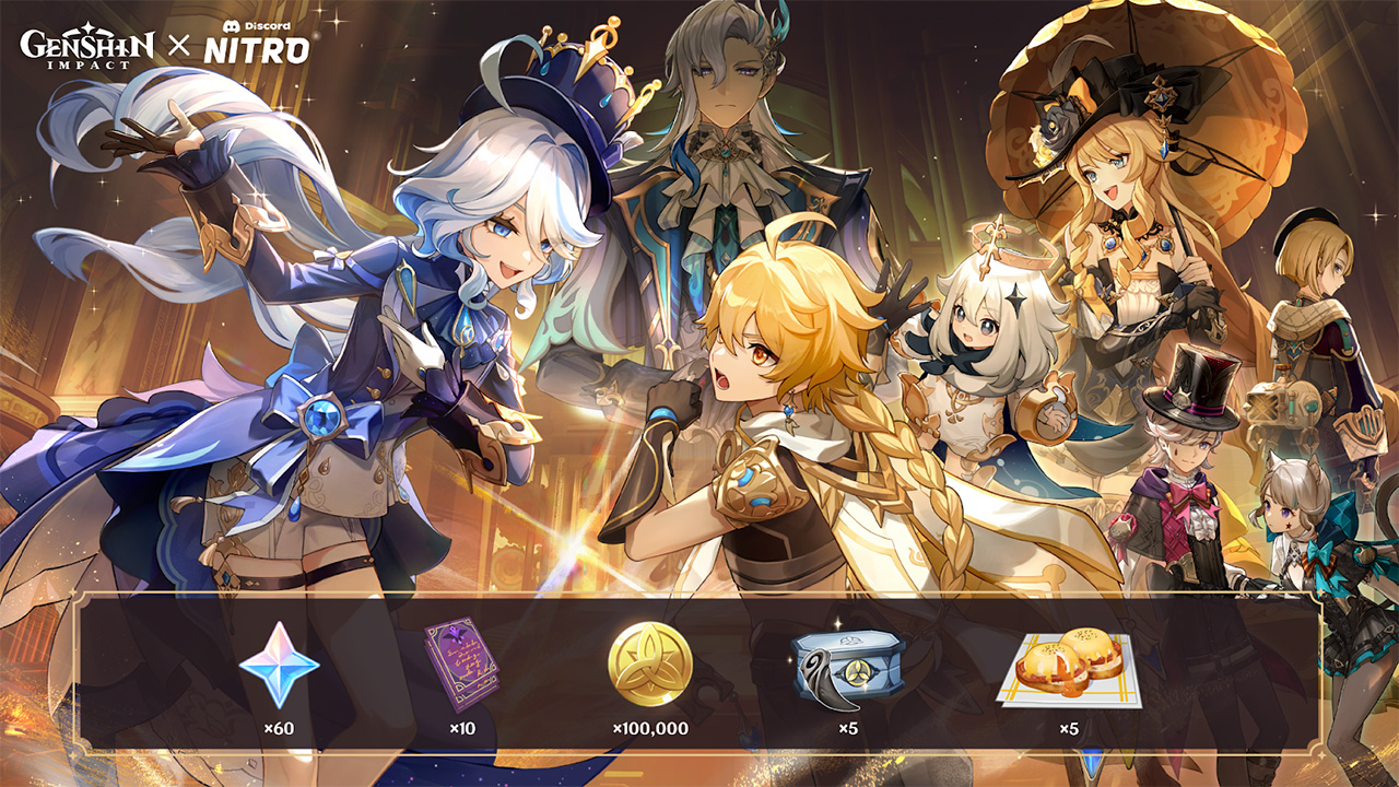 Бесплатно Discord Nitro и Genshin Impact